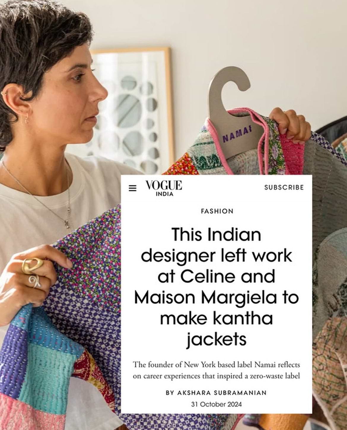 Bianca featured in Vogue India