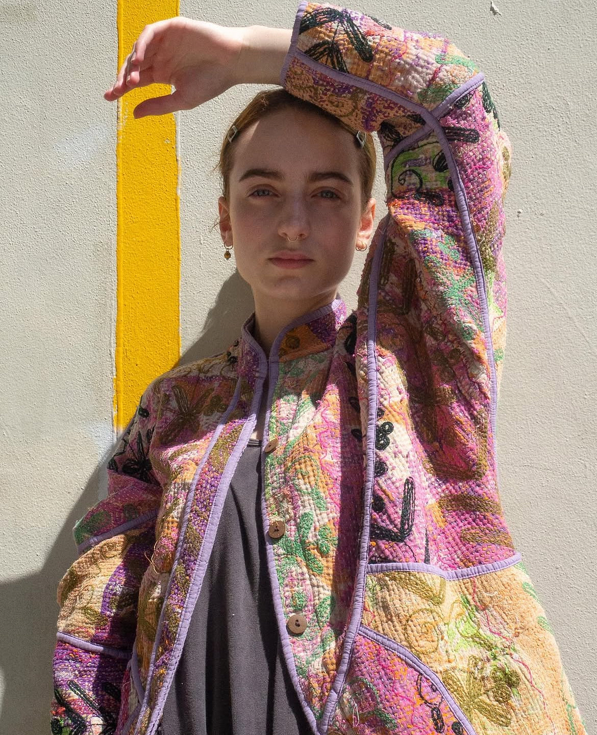 Exploring the Beauty of Suzani Embroidery on Vintage Kantha Quilts