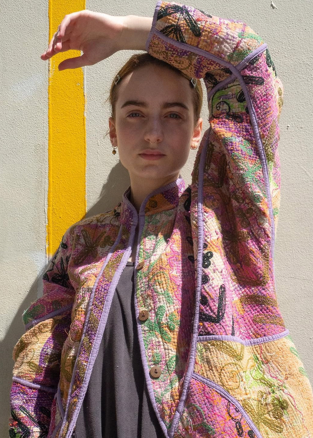 Exploring the Beauty of Suzani Embroidery on Vintage Kantha Quilts