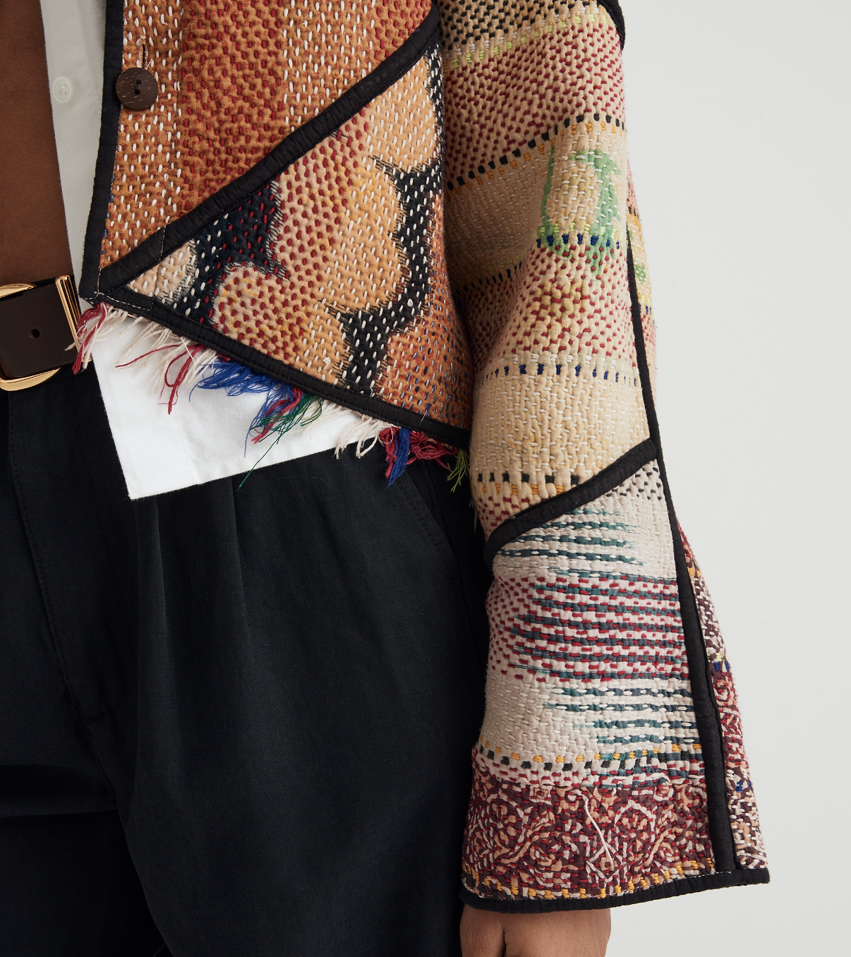 Discover the Beauty of the Naksha Kantha Quilted Jacket