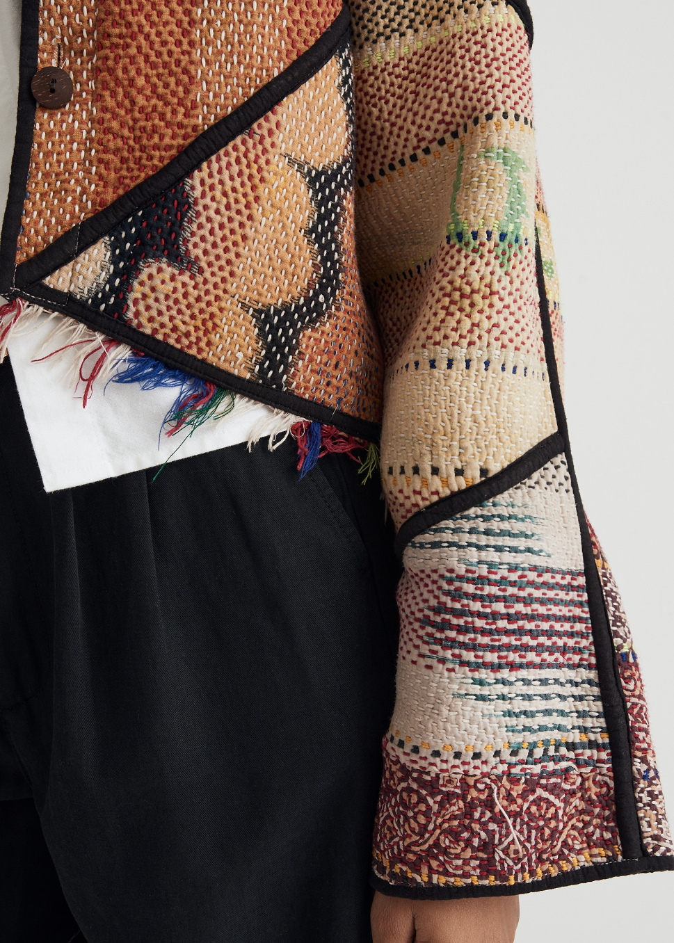 Discover the Beauty of the Naksha Kantha Quilted Jacket