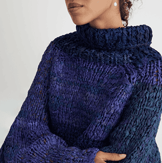 Knitting With Recycled Silk Saris | The making of the Vishnu Sweater