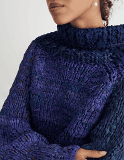 Knitting With Recycled Silk Saris | The making of the Vishnu Sweater
