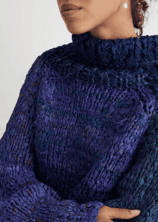 Knitting With Recycled Silk Saris | The making of the Vishnu Sweater