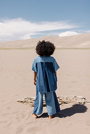 The Manu Shirt ~ Indigo Multi