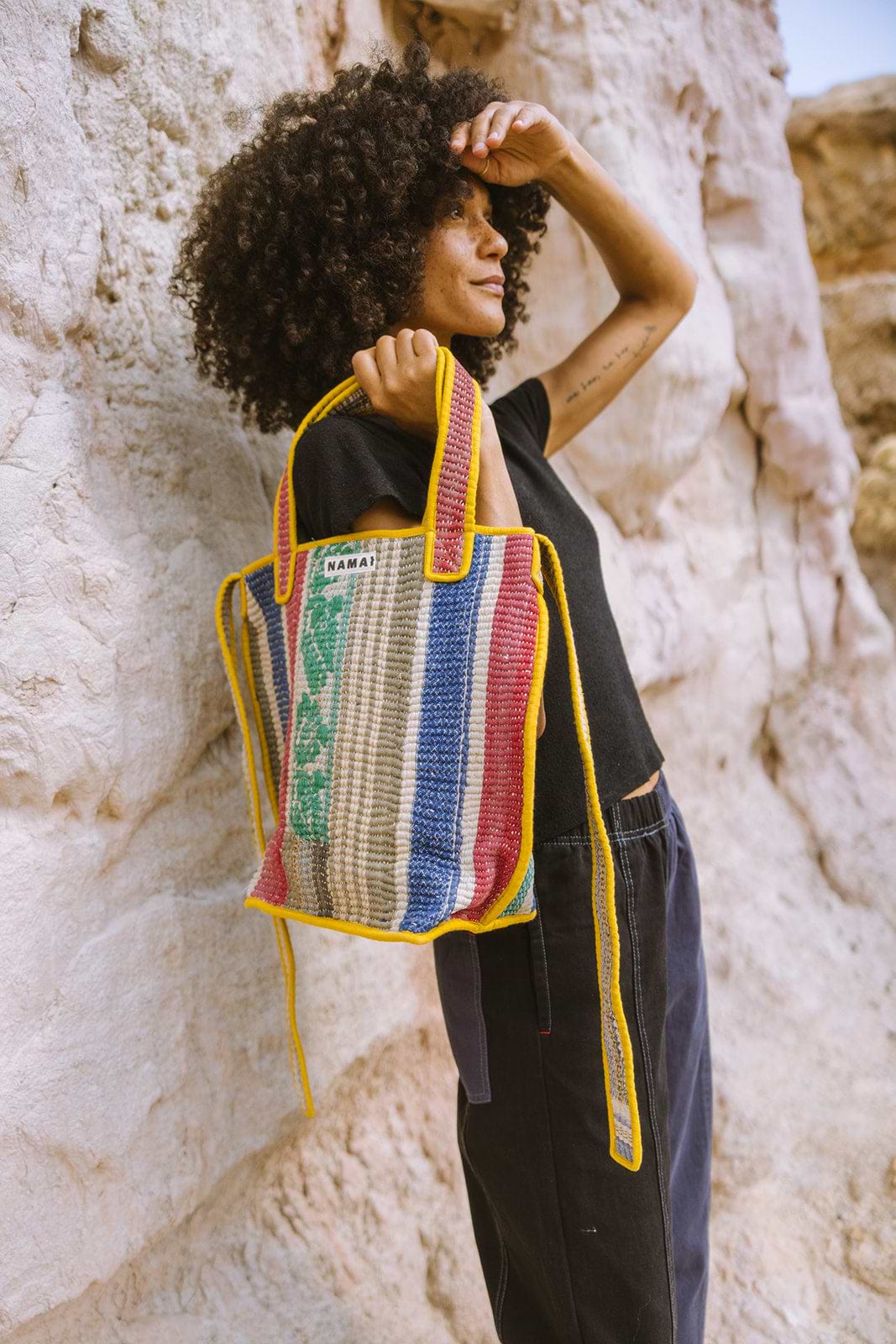 The Xoti II Zero-Waste Quilted Kantha Bag – NAMAI