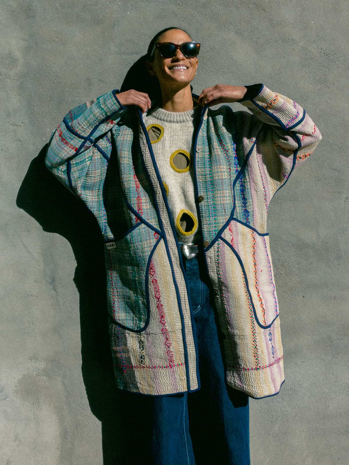 NAMAI | Zero Waste Kantha Quilted Jackets and Bags