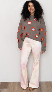 Degen Holes Sweater ~ Cedar