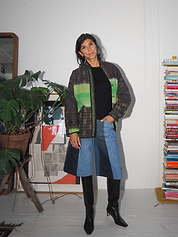 The Ladhiya Quilted Patchwork Kantha Jacket