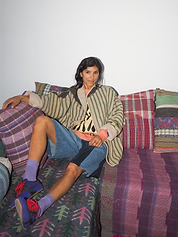 The Ishani Quilted Patchwork Kantha Jacket
