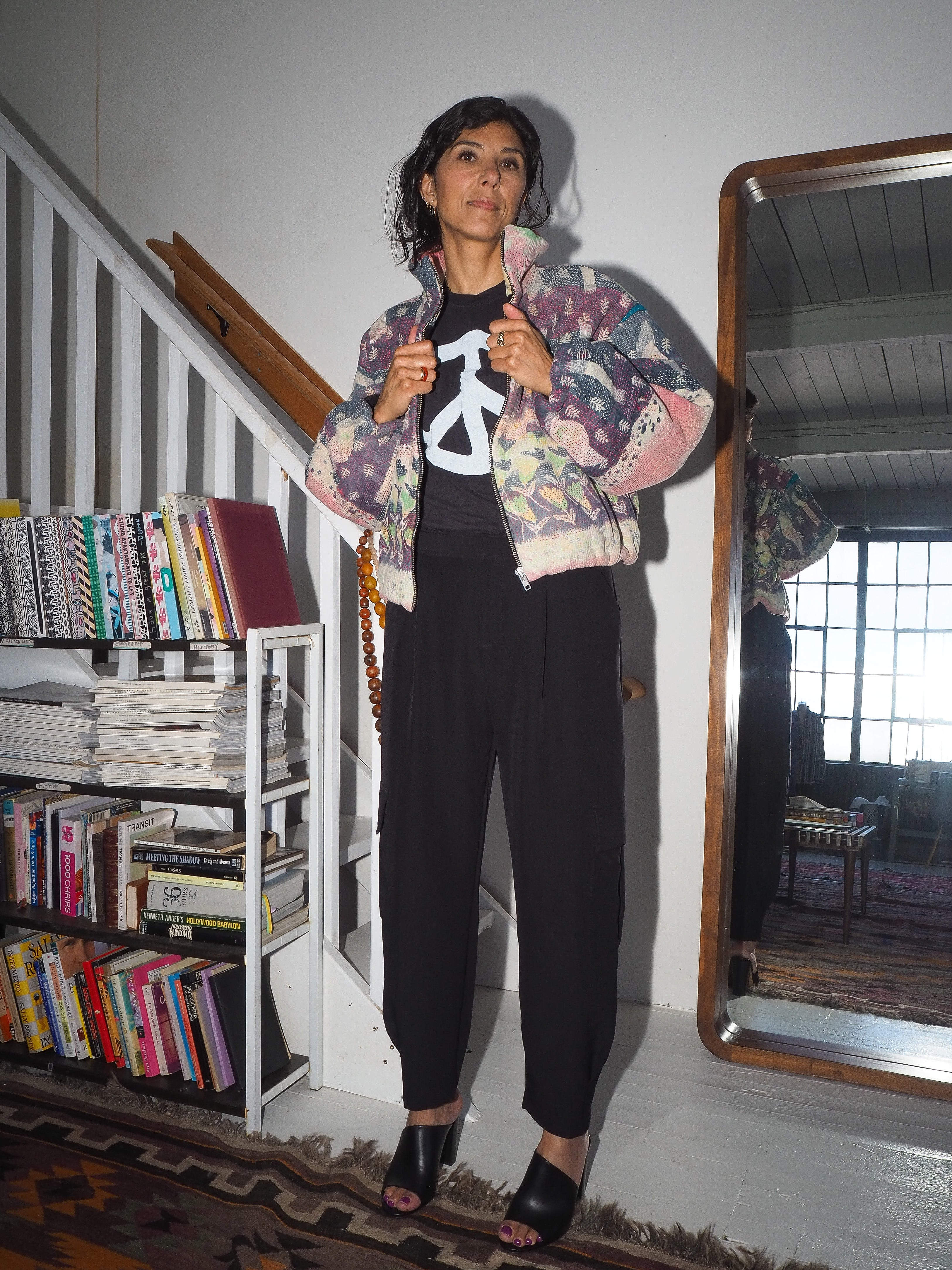 The Shira Cropped Bomber Jacket
