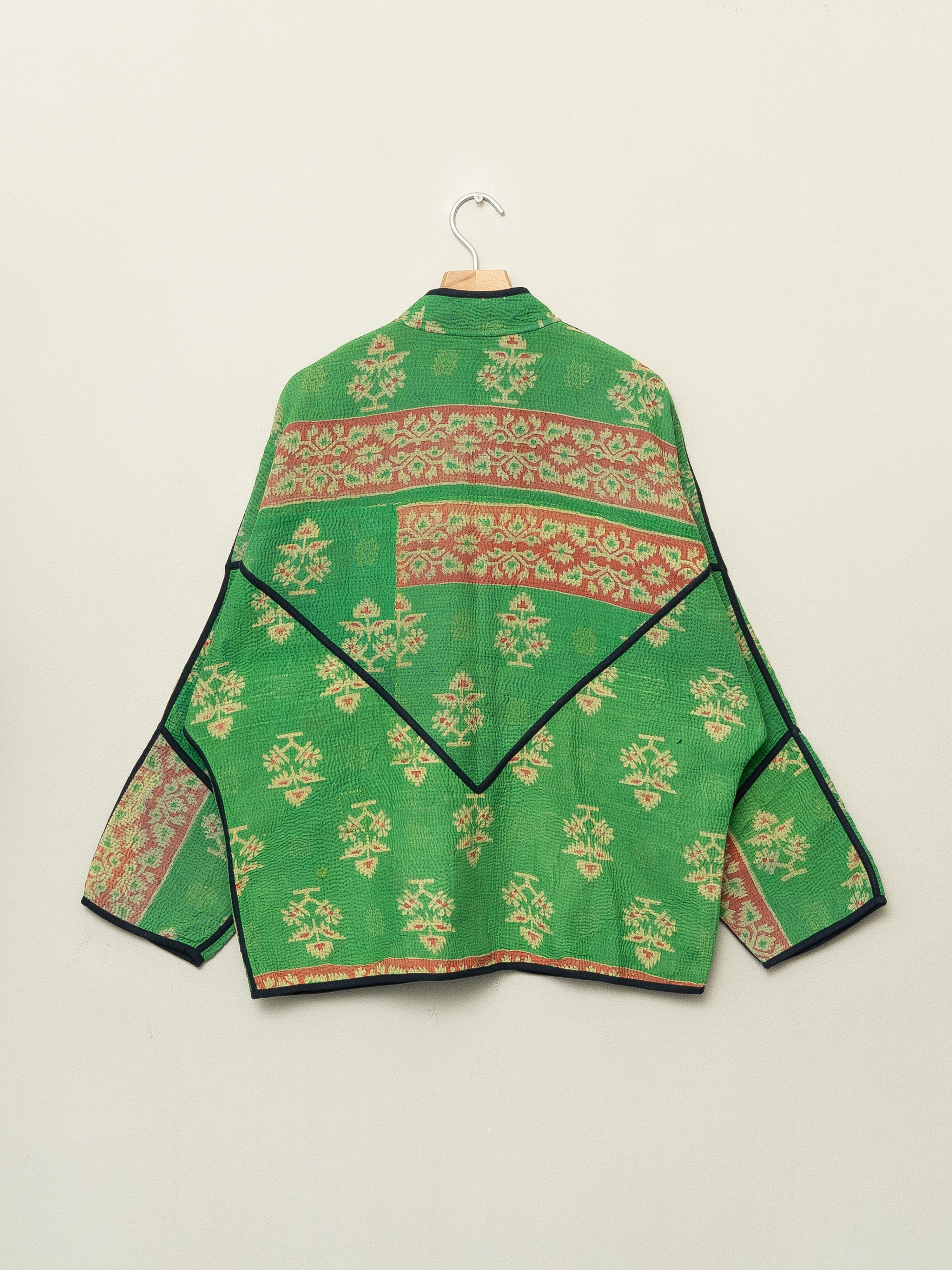 The Ladhiya Quilted Patchwork Kantha Jacket