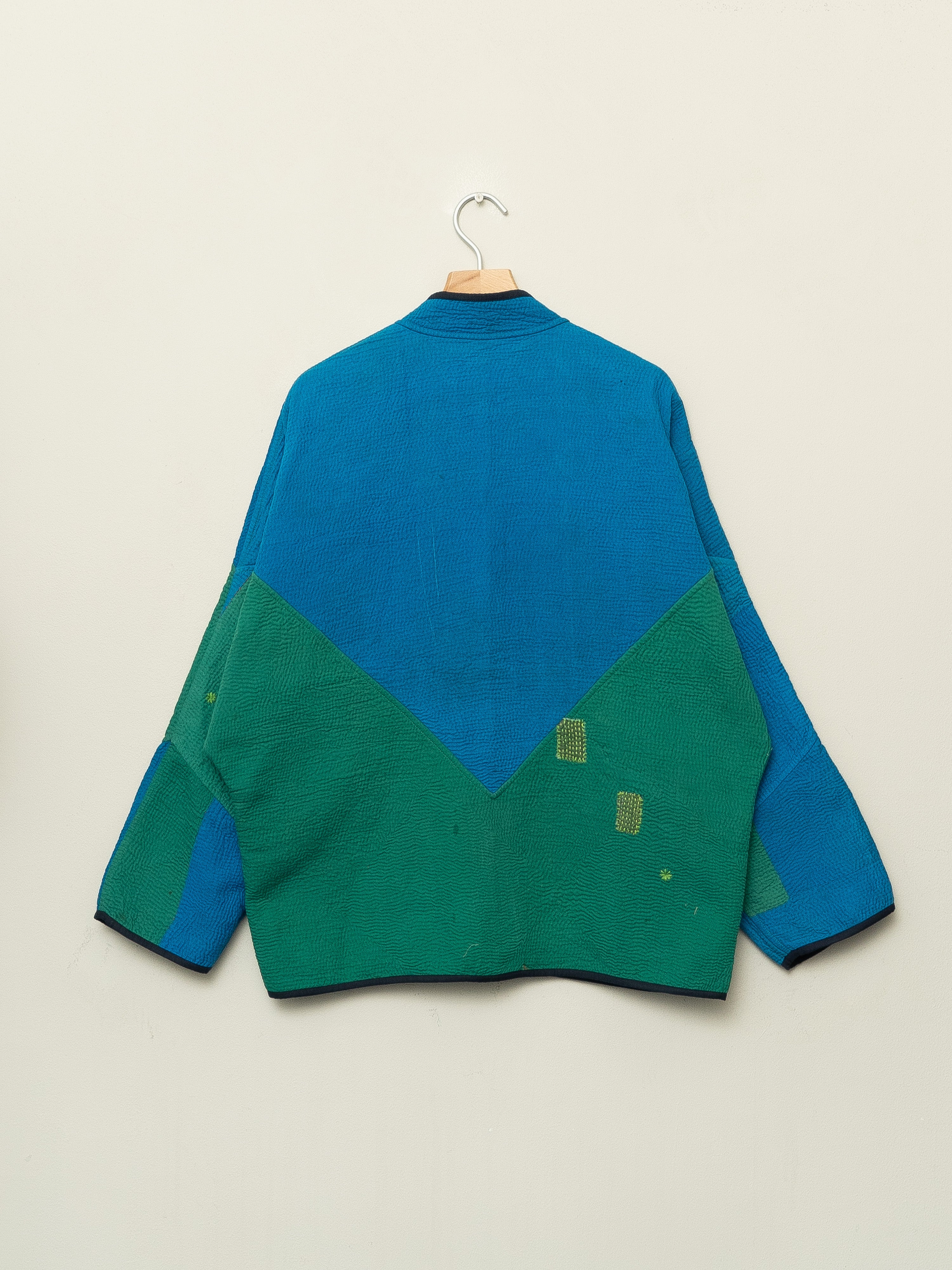 The Ladhiya Quilted Patchwork Kantha Jacket