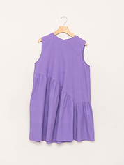 The Anan Short Gathered Dress Short ~ Lilac
