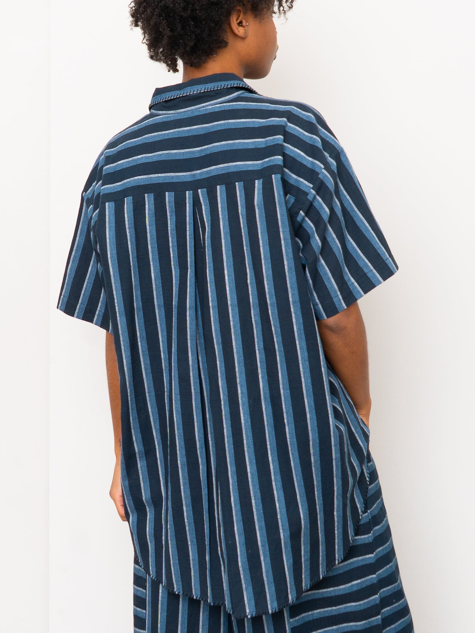 The Manu Shirt ~ Tarmac Stripe