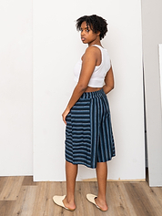 The Nayan Short  ~ Tarmac Stripe