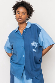 The Manu Shirt ~ Indigo Multi