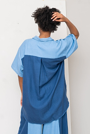 The Manu Shirt ~ Indigo Multi
