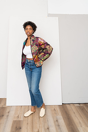 The Ladhiya Suzani Quilted Kantha Jacket