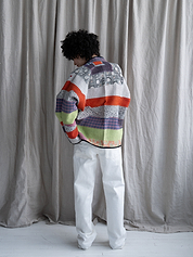 The Ladhiya Quilted Patchwork Kantha Jacket