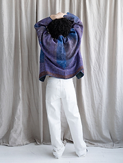 The Ladhiya Quilted Indigo Kantha Jacket