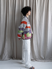 The Ladhiya Quilted Patchwork Kantha Jacket