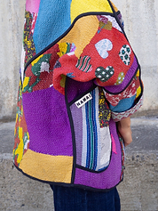 The Ishani Quilted Patchwork Kantha Jacket
