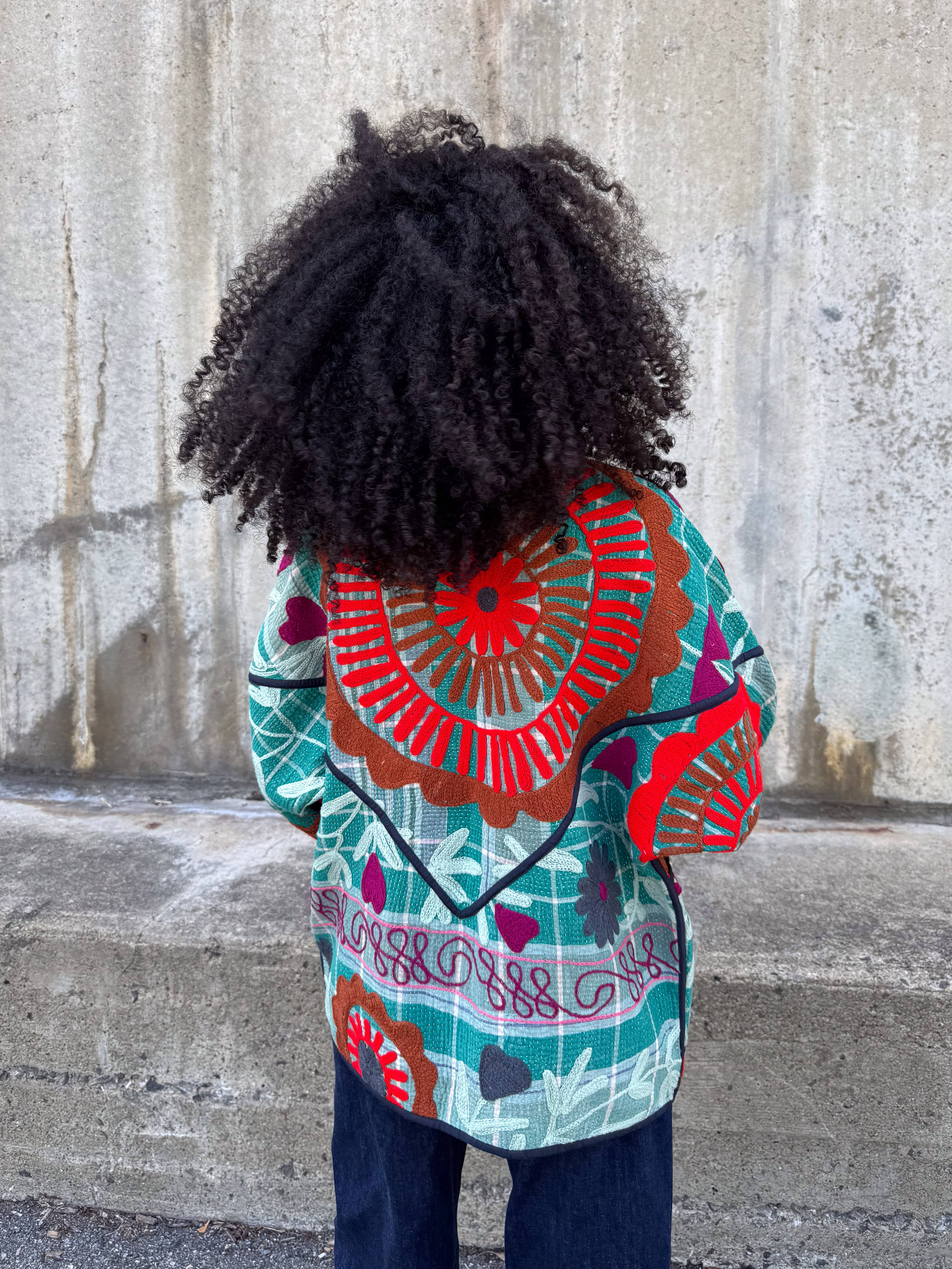 The Ladhiya Suzani Quilted Kantha Jacket