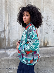 The Ladhiya Suzani Quilted Kantha Jacket