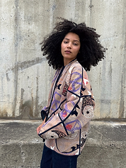 The Ladhiya Suzani Quilted Kantha Jacket