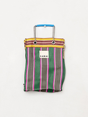 The Goa Mini Market Recycled Nylon Tote Bag - Midnight Plum