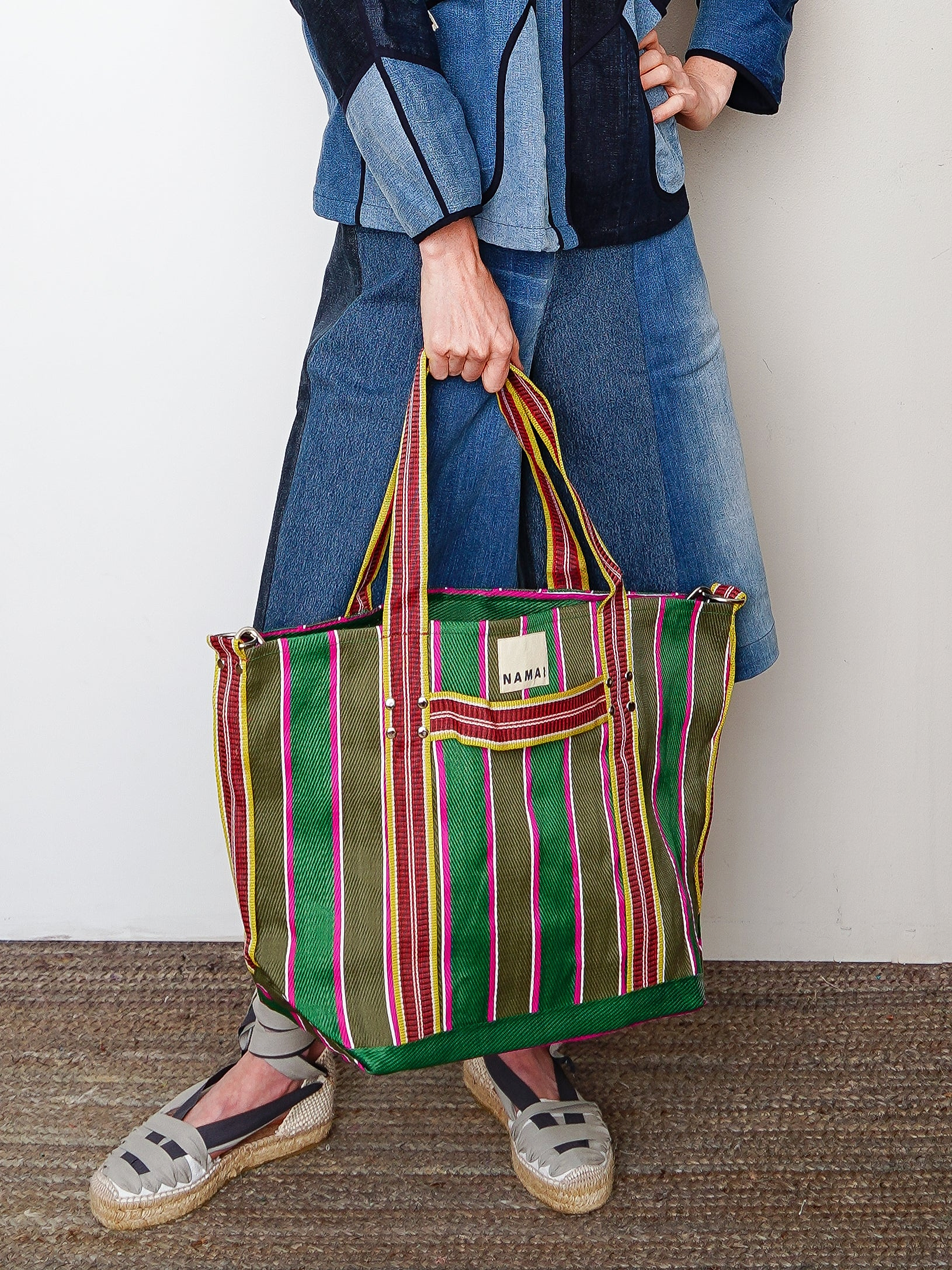 The Goa Recycled Nylon Travel Tote - Midnight Plum
