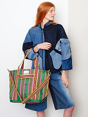 The Goa Recycled Nylon Travel Tote - Midnight Plum