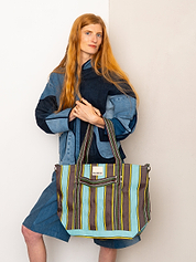 The Goa Recycled Nylon Travel Tote - Pool Boy