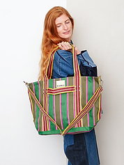 The Goa Recycled Nylon Travel Tote - Midnight Plum