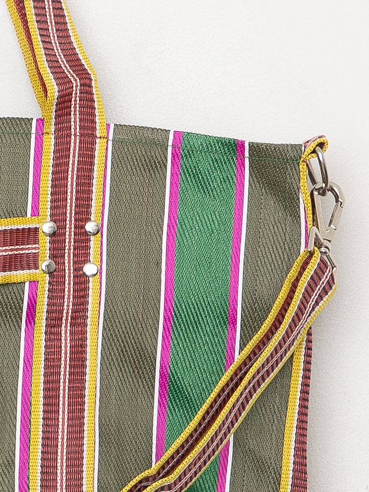 The Goa Recycled Nylon Travel Tote - Midnight Plum