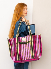 The Goa Recycled Nylon Travel Tote - Tulip Bud