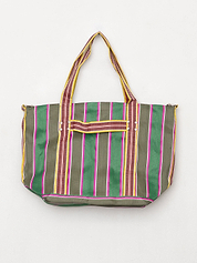 The Goa Recycled Nylon Travel Tote - Midnight Plum