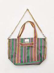 The Goa Recycled Nylon Travel Tote - Midnight Plum