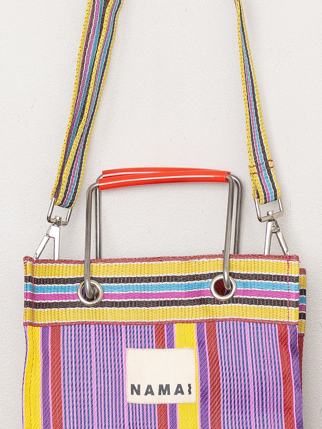 The Goa Mini Market Recycled Nylon Tote Bag - Candy Stripe