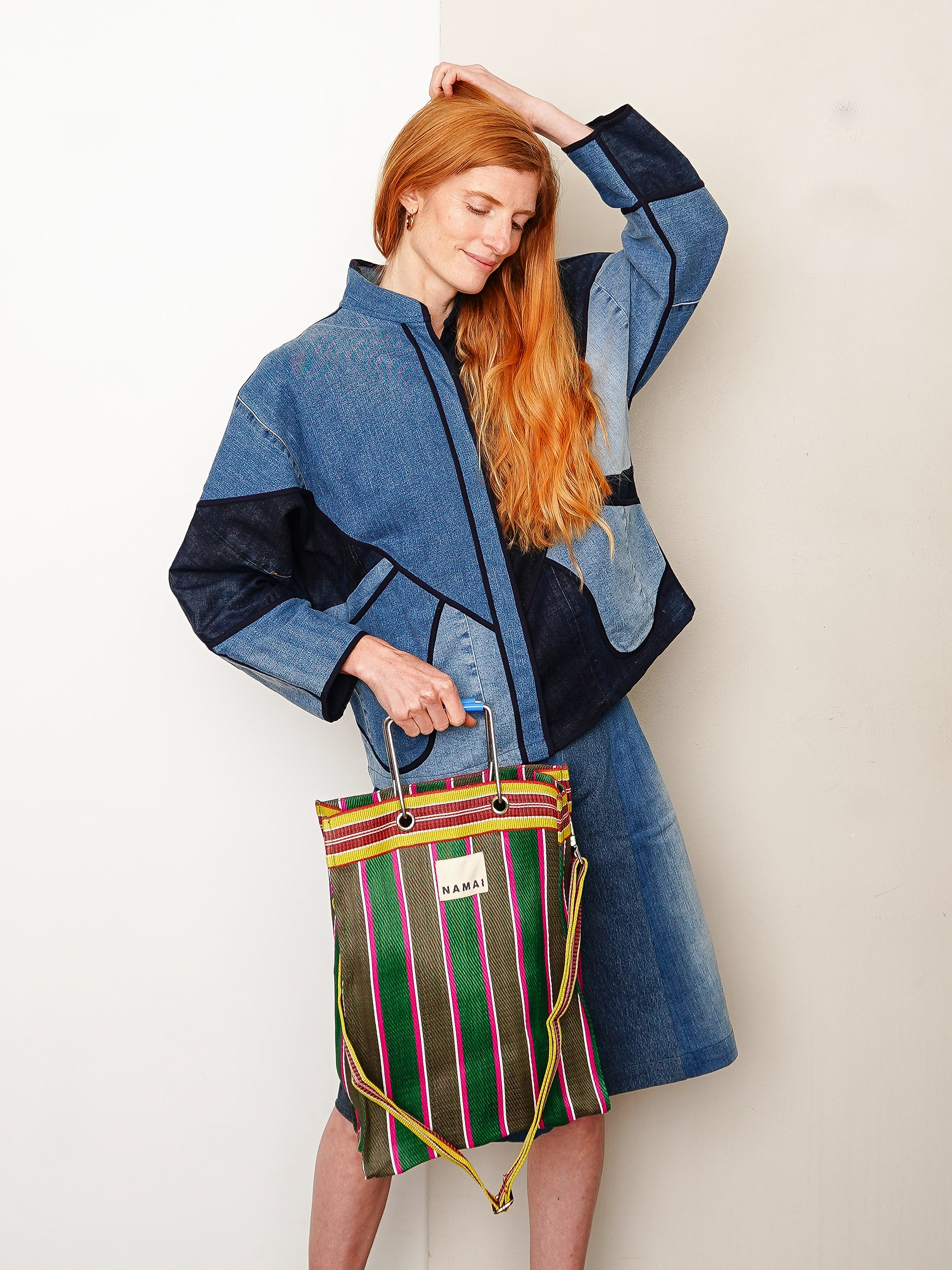 The Goa Market Recycled Nylon Tote Bag - Midnight Plum