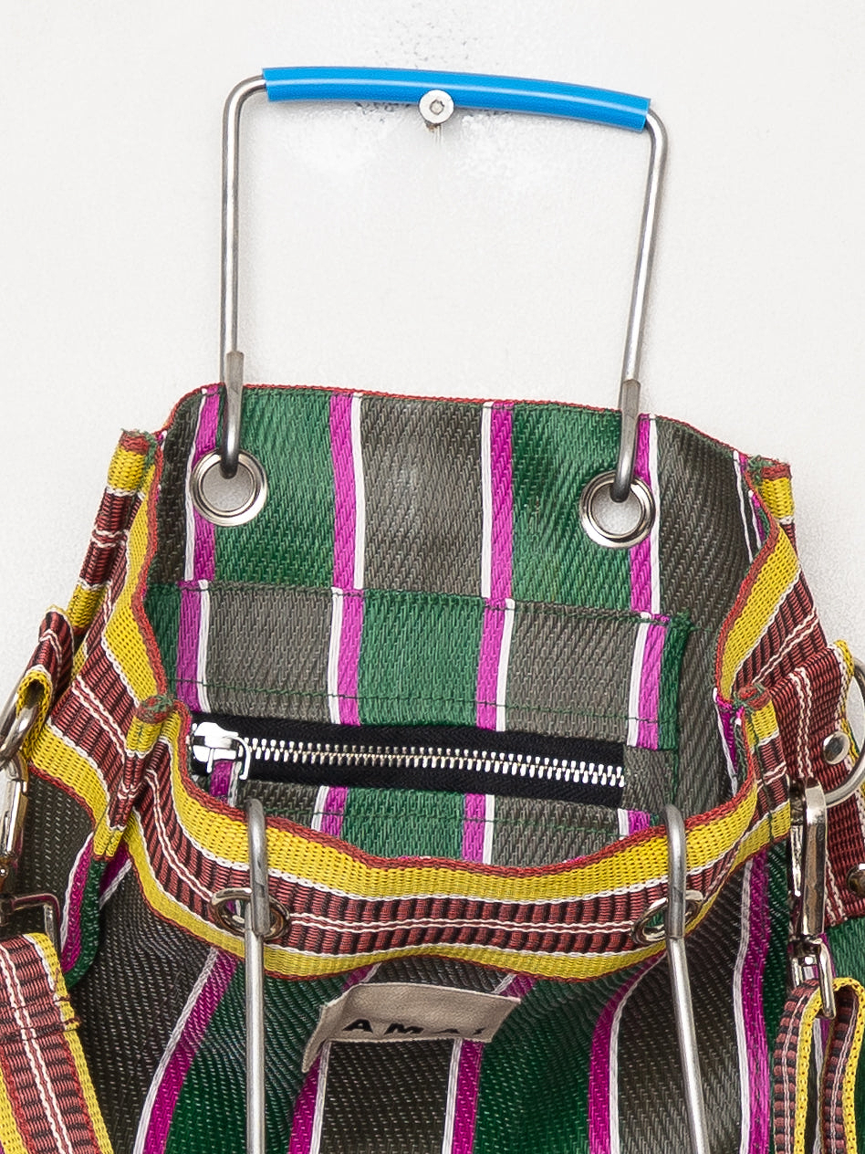 The Goa Mini Market Recycled Nylon Tote Bag - Midnight Plum