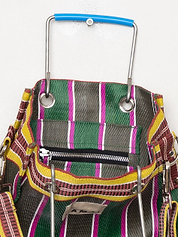 The Goa Mini Market Recycled Nylon Tote Bag - Midnight Plum