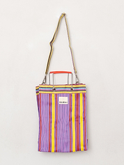 The Goa Market Recycled Nylon Tote Bag - Candy Stripe