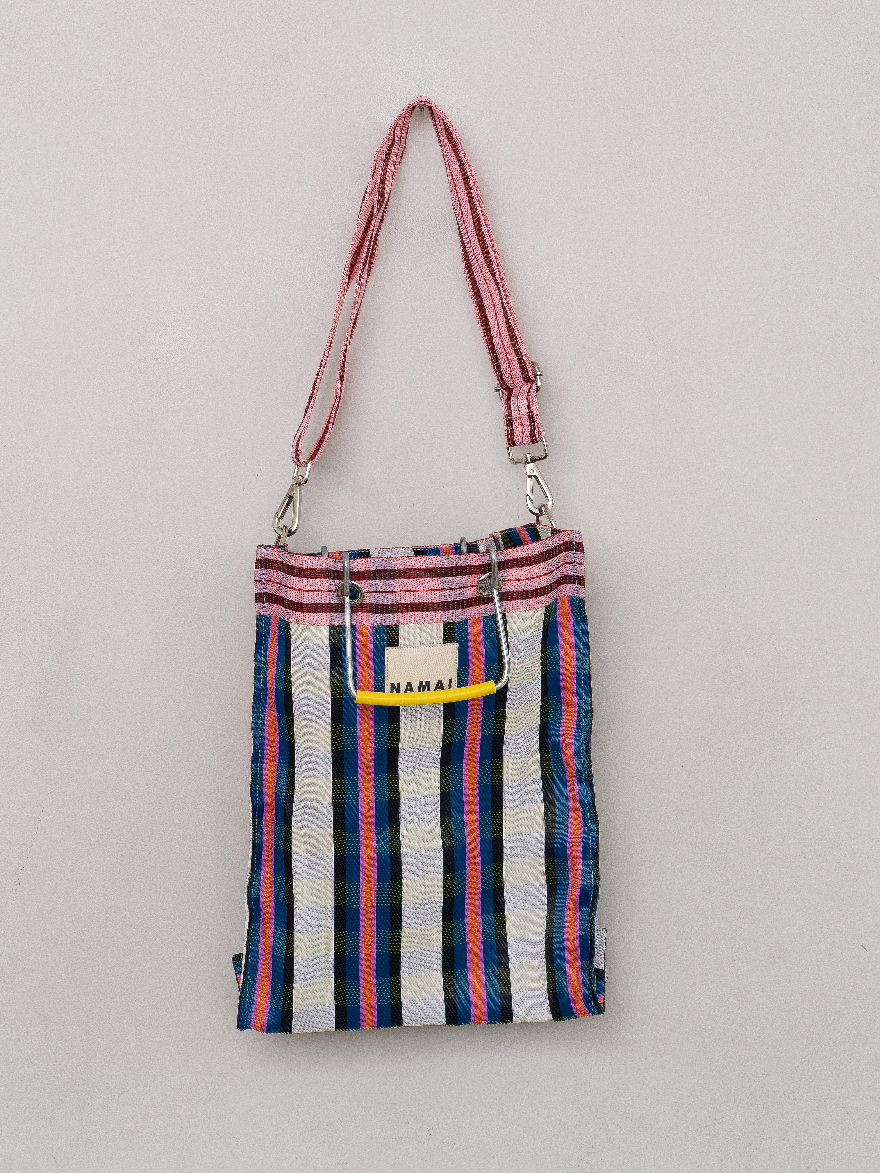 The Goa Market Recycled Nylon Tote Bag- Gumball Check