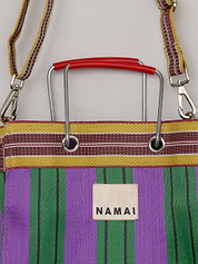 The Goa Market Recycled Nylon Tote Bag- Grape Verde