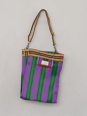 The Goa Market Recycled Nylon Tote Bag- Grape Verde