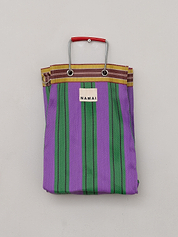 The Goa Market Recycled Nylon Tote Bag- Grape Verde