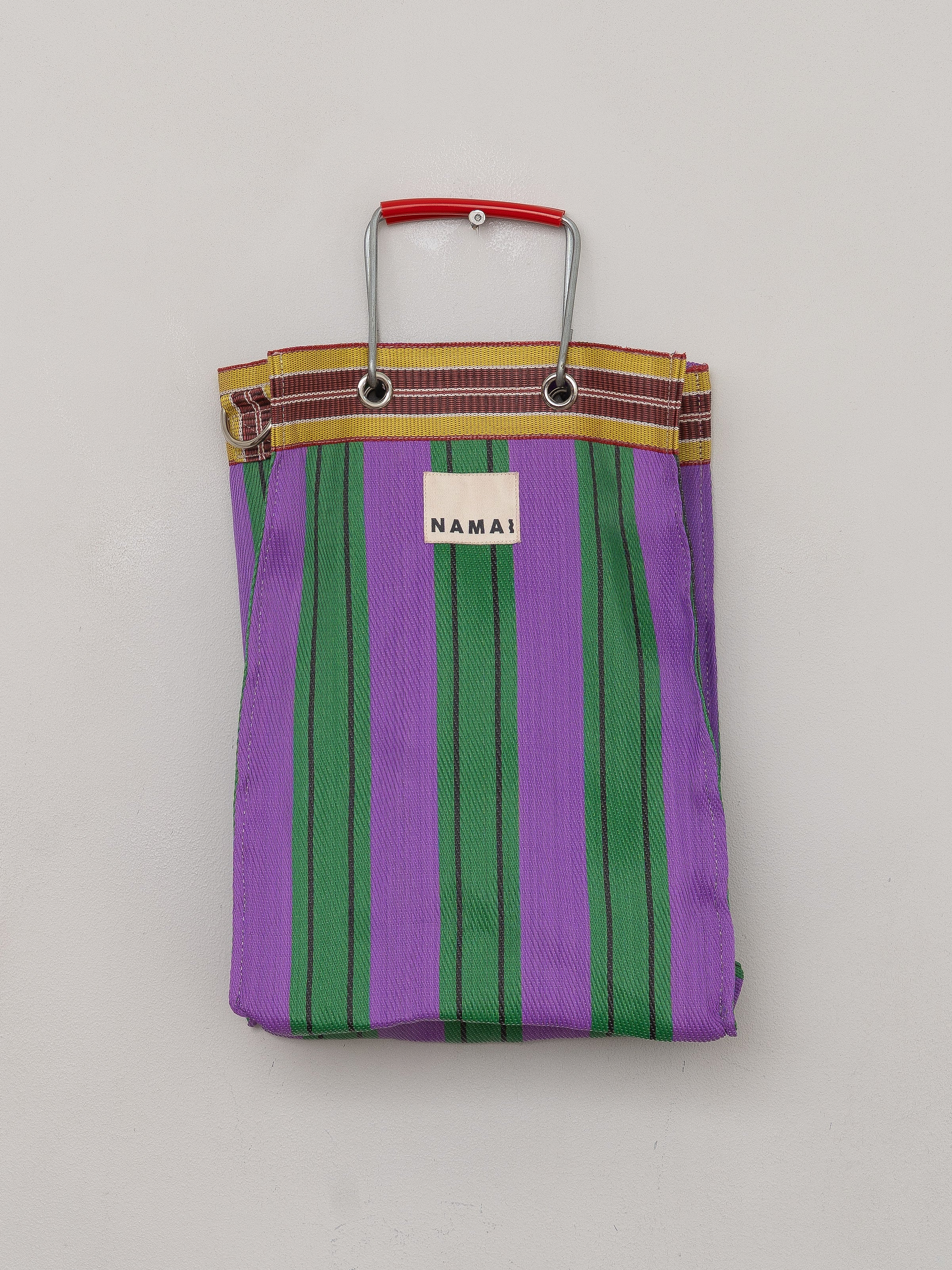 The Goa Market Recycled Nylon Tote Bag- Grape Verde