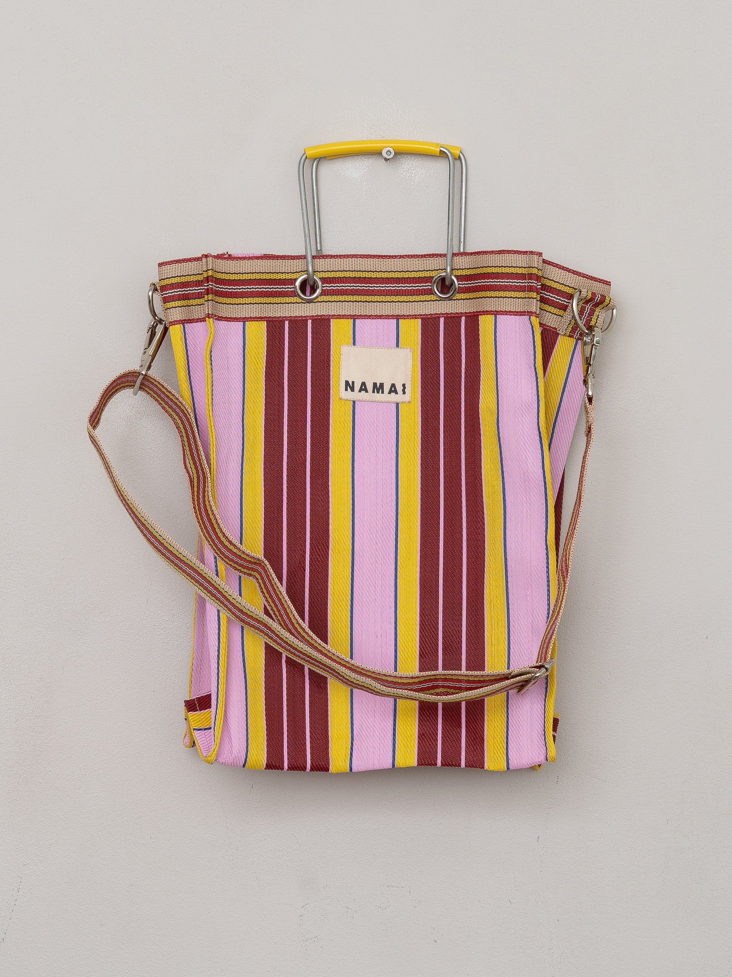 The Goa Market Recycled Nylon Tote Bag- Sangria Sunshine